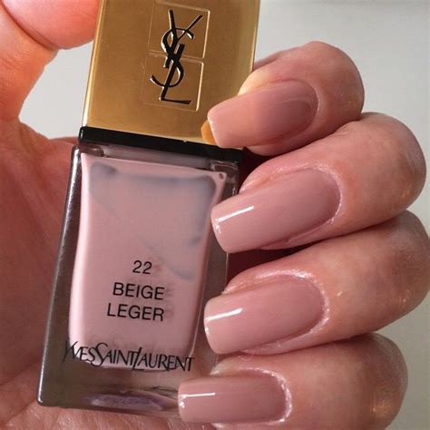 ysl beige leger nail polish review